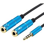 HEADSET SPLITTER CABLE FOR PC 3.5MM JACK