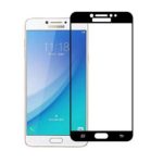 Samsung Galaxy C7 Pro Full Glue Tempered Glass Screen Protector