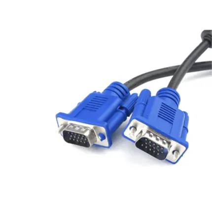 VGA Cable with durable connectors for PC and projector connections