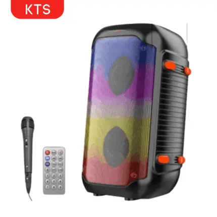 JQS 4402 Portable Karaoke Bluetooth Speaker with microphone