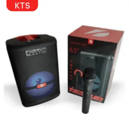 KTS 1330 Portable Karaoke Bluetooth Speaker with wired microphone