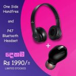 P47 Bluetooth Headset and Oneside Bluetooth Handfree Discount Pack