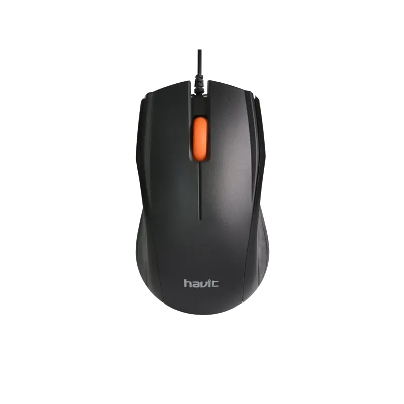 HAVIT HV-MS689 Optical Mouse with USB wired connection and compact design