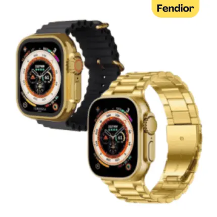 Fendior G9 Ultra Pro Gold Edition 49MM smartwatch with gold finish and GPS