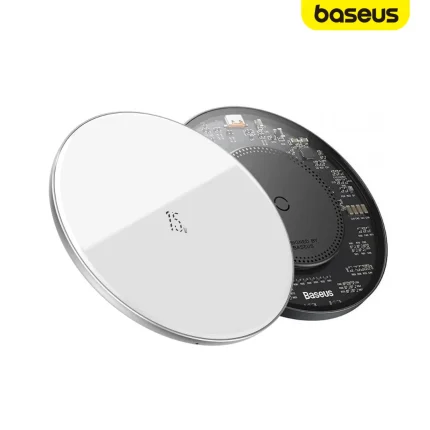Baseus 15W Simple Upgraded Wireless Charger transparent design
