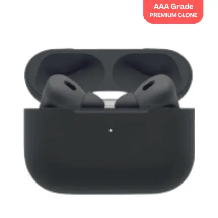 AirPods Pro 2nd Gen Black AAA Premium Clone with ANC and Bluetooth 5.0