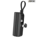 Aspor A331 5000mAh Mini Lightning Connector Power Bank