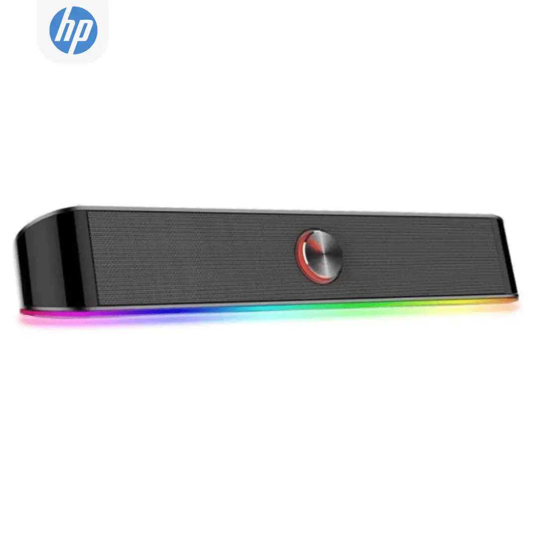 HP DHE 6003s Speaker with Subwoofer featuring dynamic sound, stylish design, and multiple connectivity