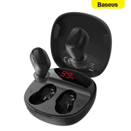 Baseus Encok WM01 Plus True Wireless Earphones with Bluetooth 5.2, Hi-Fi sound, and 30H battery life