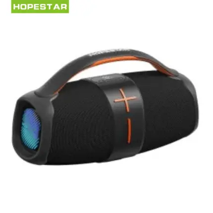 HOPESTAR H60 Boombox Portable Speaker with Bluetooth connectivity and LED lights