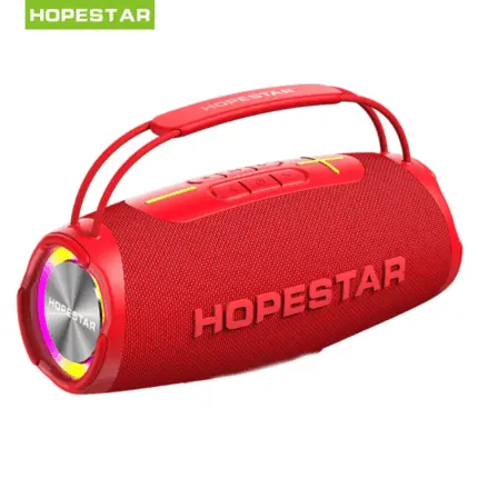 Hopestar H53 Portable Bluetooth Speaker with deep bass, long battery life, and multiple playback options