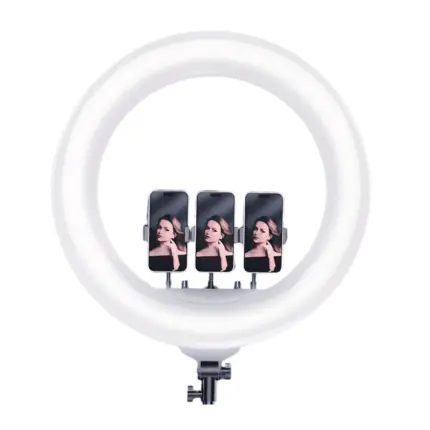 Plokama Live R56 Soft LED Ring Light with wireless remote and accessory kit