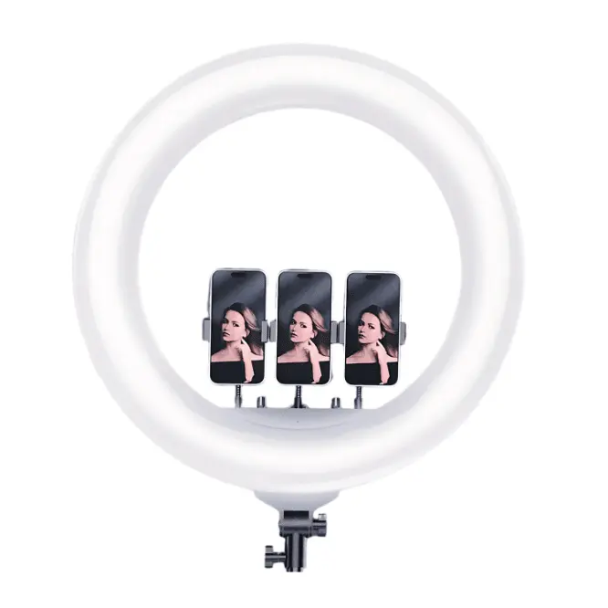Plokama Live R56 Soft LED Ring Light with wireless remote and accessory kit