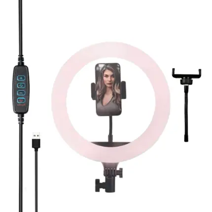 Plokama PK 360 Soft Ring Light with wireless remote and 360° lighting adjustment