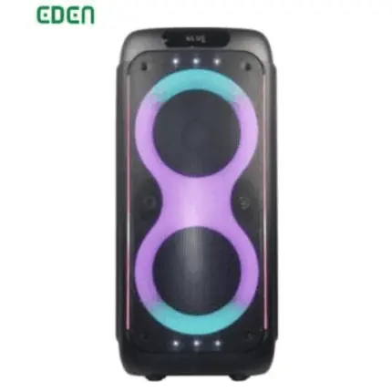 EDEN ED-818 Party Box Speaker with Bluetooth and LED lights