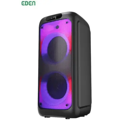 EDEN ED835 Party Box Speaker with 80W sound, Bluetooth, and LED lights