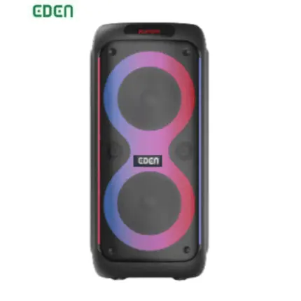 EDEN ED 1018 Party Box Speaker with Bluetooth, LED lights, and portable design