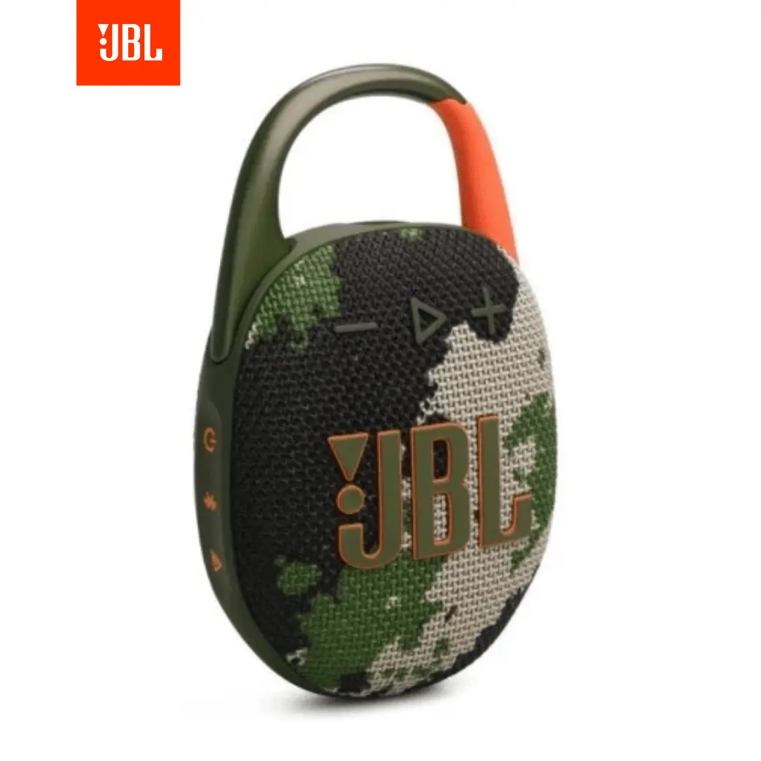 JBL Clip 5 Portable Original Speaker with carabiner clip and IP67 waterproof design