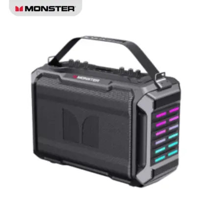 Monster MS22149 Adventurer 2000 Speaker with Bluetooth, dual mic support, and rugged design
