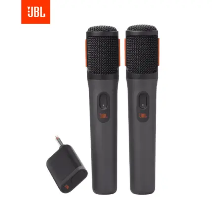 JBL Original Dual Wireless Mic with rechargeable battery and wireless receiver