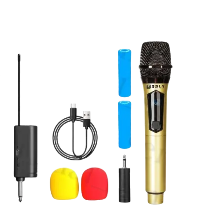 ERRLY YF108 wireless rechargeable single microphone with plug-and-play receiver