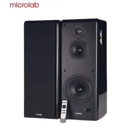 Microlab SOLO19 Bluetooth speaker with deep bass, crisp highs, and USB/AUX/TF playback
