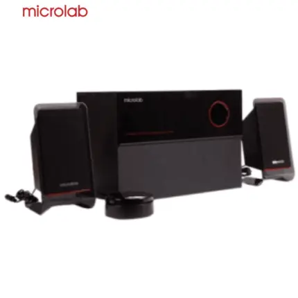 Microlab M-200BT Bluetooth subwoofer with deep bass and USB/AUX connectivity