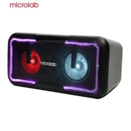 Microlab BP11 Bluetooth multimedia speaker with compact portable design and USB/AUX/TF playback