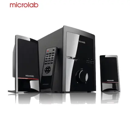 Microlab M700BT Bluetooth subwoofer system with USB/AUX inputs and remote control