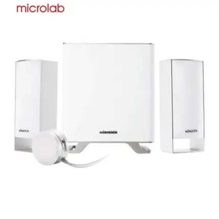 Microlab M-600BT Bluetooth subwoofer system with USB and AUX inputs and elegant design