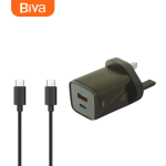 BIVA  Fast Charger -  25W for Type-C to Type-C - HC-38