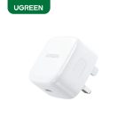 UGREEN 20W Type-C PD  Fast Charger UK (White)