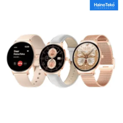 Hainoteko 5 Ladies Smart Watch with AMOLED display and slim elegant design