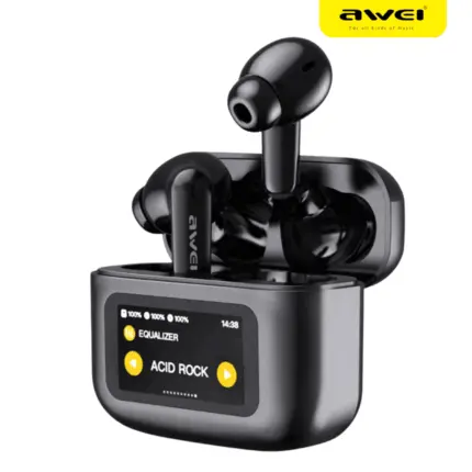 Awei T56 ANC Earbuds with Hybrid ANC, Bluetooth 5.3, and 30-hour battery
