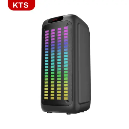 KTS 1755 Karaoke Bluetooth Speaker with LED Lights and Microphone Input