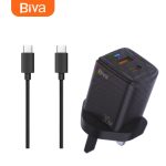 BIVA PD+QC3.0 Fast Charger - HC-34  30W for Type-C to Type-C