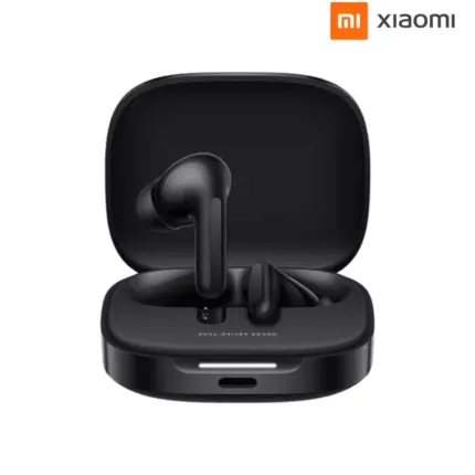 MI Xiaomi Buds 6 with 49dB hybrid ANC, dual drivers, and quad‑mic AI ENC