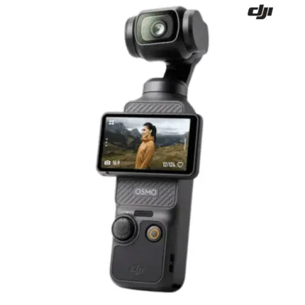 DJI Osmo Pocket 3 with 3-axis stabilization, 4K60 video, and dual screens