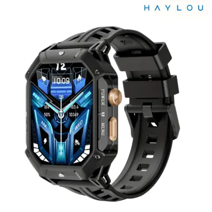 Haylou Iron N1 Rugged Calling Smartwatch with AMOLED Display and IP68 Protection