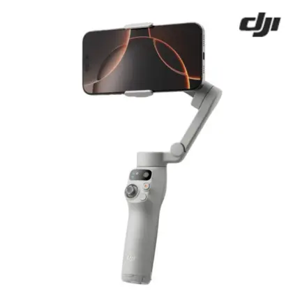 DJI Osmo Mobile 7 Gimbal Stabilizer with 3-axis stabilization, ActiveTrack 8.0, and built-in tripod