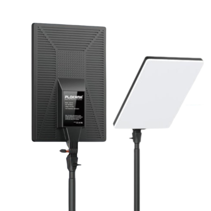 Plokama Live-P19 LED Fill Light Panel with adjustable color temperature, dimmable brightness, and remote