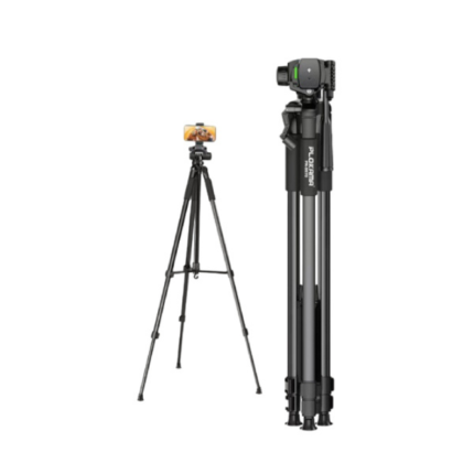 Plokama PK-9970 Tripod with ABS + metal build, extendable height, and phone mount