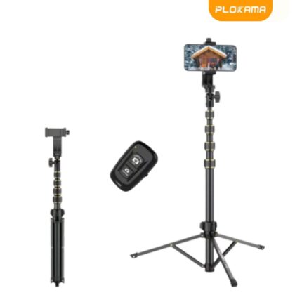 Plokama PK-998 Photograph Tripod with adjustable height and four-leg sections