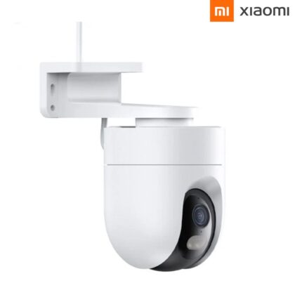 Xiaomi Mi Outdoor Security Camera CW400 with 4MP ultra-clear imaging, AI human detection, IP66 waterproof, dual gimbals, and two-way audio