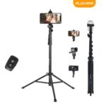 Plokama PK-996 Photograph Tripod and Selfie Stick- 6 feet