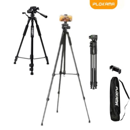 Plokama PK-9970 Live Photograph Tripod with 360° panorama and phone holder