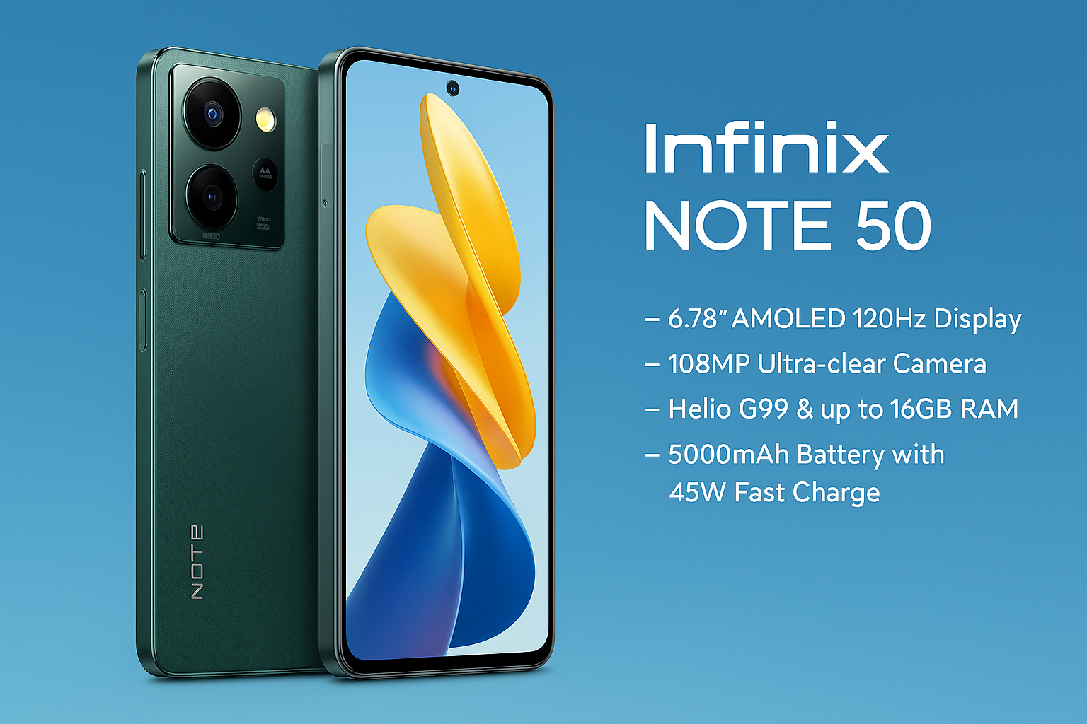 Infinix Note 50 Smartphone (8GB + 256GB) - Image 2