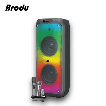 BTS 1938 wireless karaoke speaker with LED lights and mic support