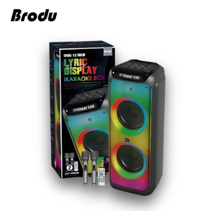 BTS 2125 karaoke speaker with mic input and deep bass
