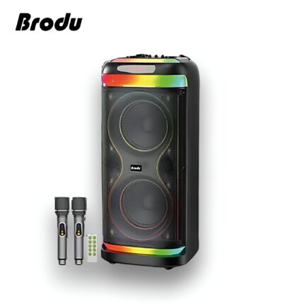 BTS 2099 wireless Bluetooth karaoke speaker with LED lights